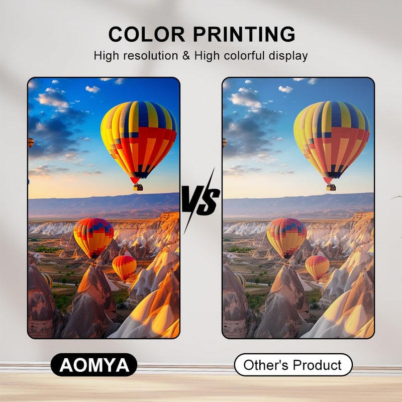 Aomya 300ml Yellow Ink Cartridge Dye Ink Compatible for HP 727 Works for DesignJet T920 T930 T1500 T1530 T2500 T2530 Printers - Image 5
